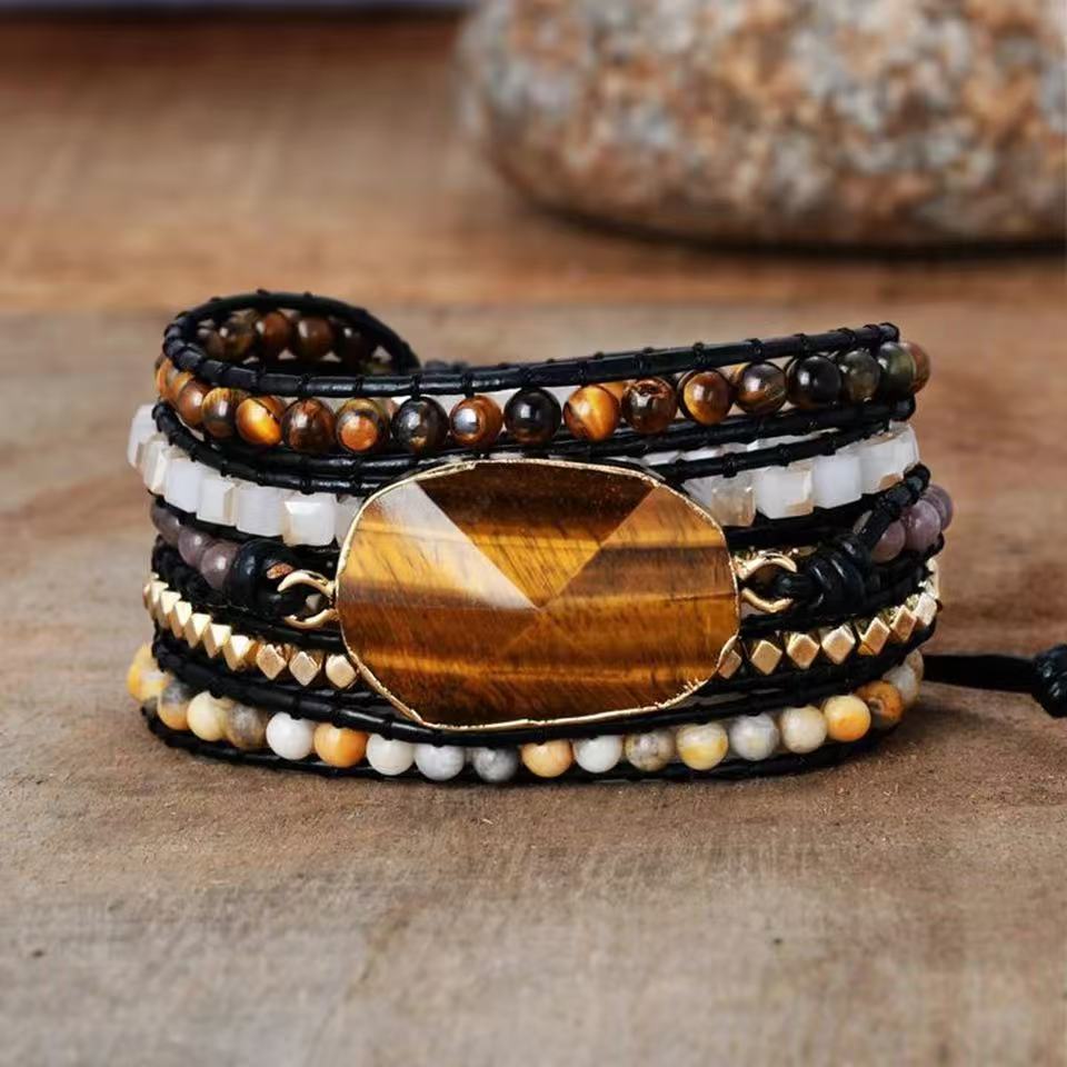 Pulseira Valence - Olho de tigre