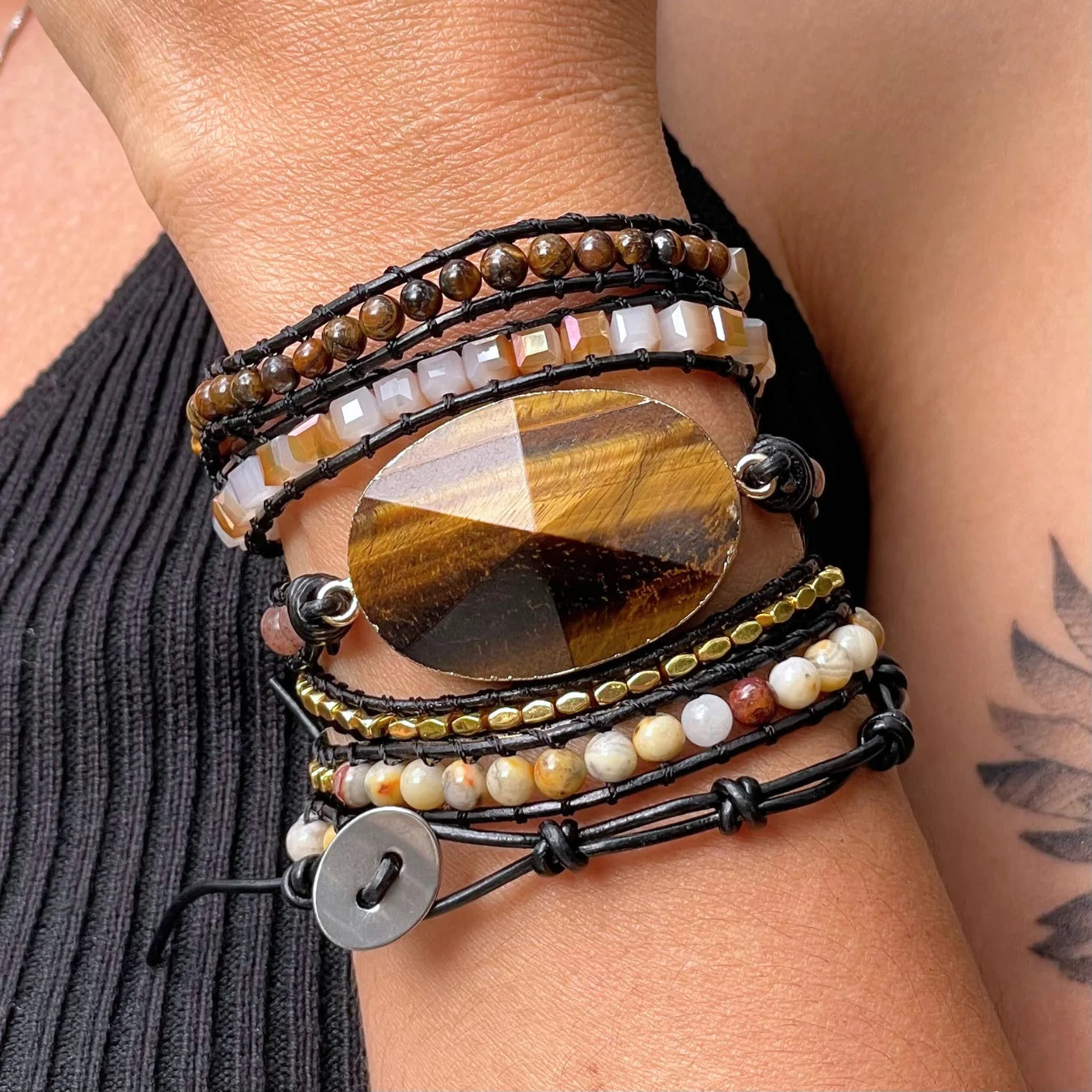 Pulseira Valence - Olho de tigre