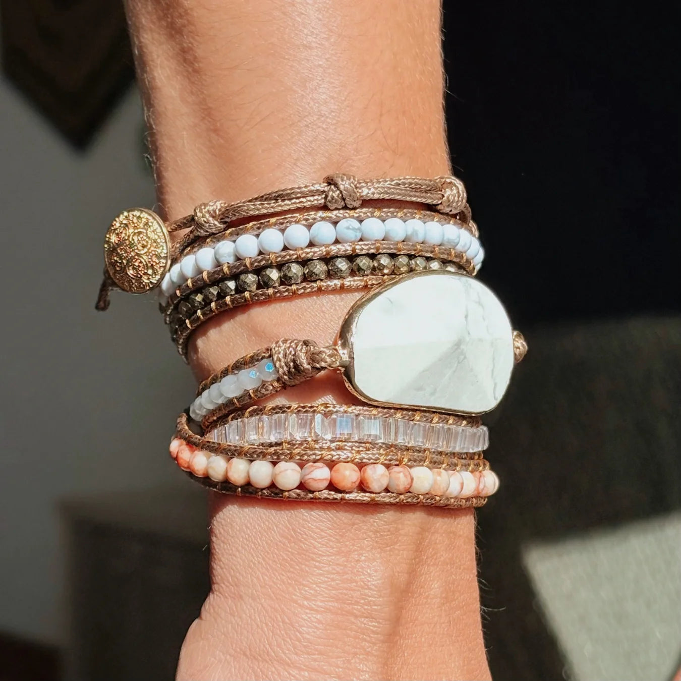 Pulseira Harmony - Howlita Branca