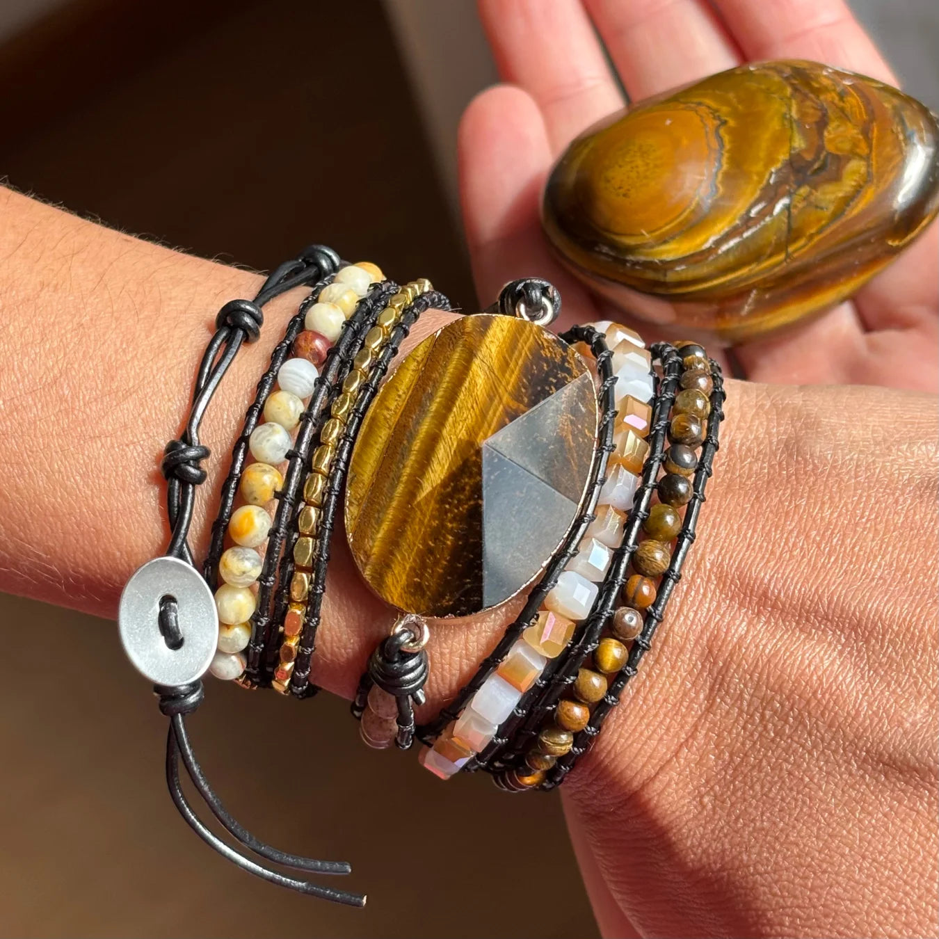 Pulseira Valence - Olho de tigre
