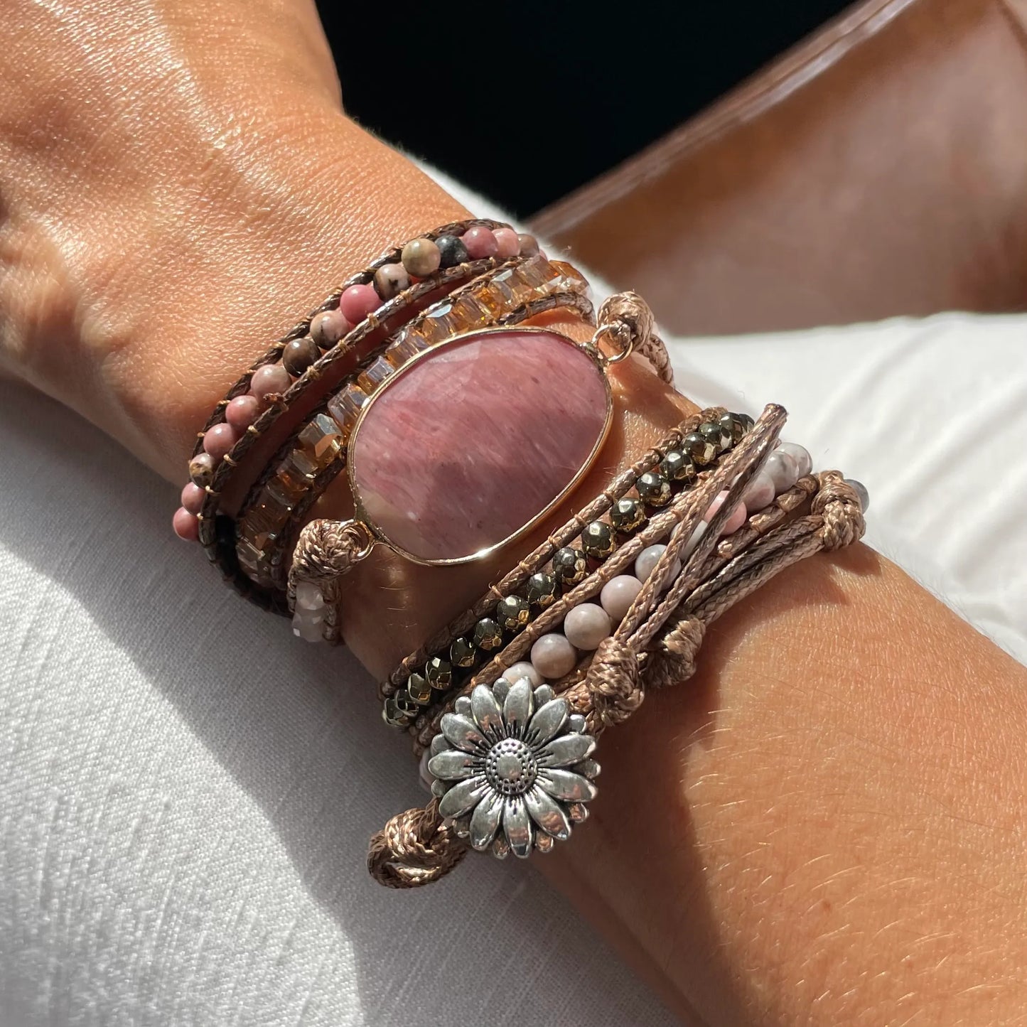 Pulseira Kosmos - Rodonita
