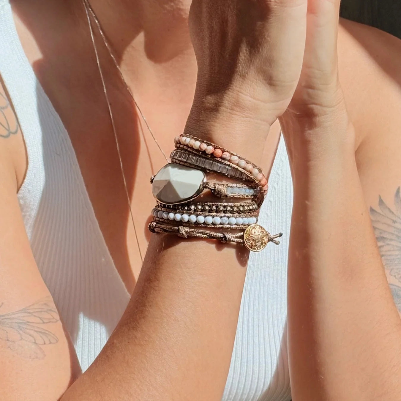 Pulseira Harmony - Howlita Branca