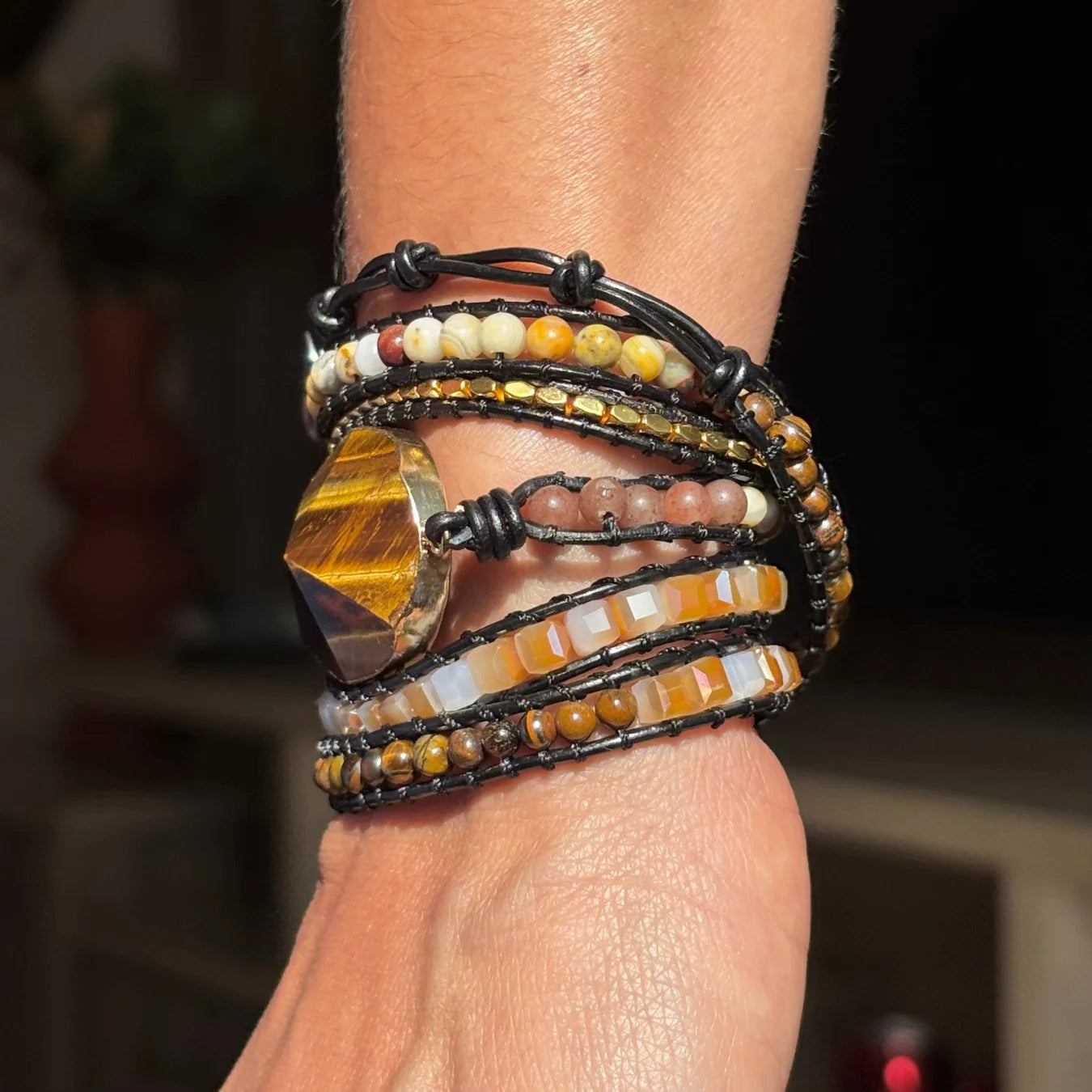 Pulseira Valence - Olho de tigre