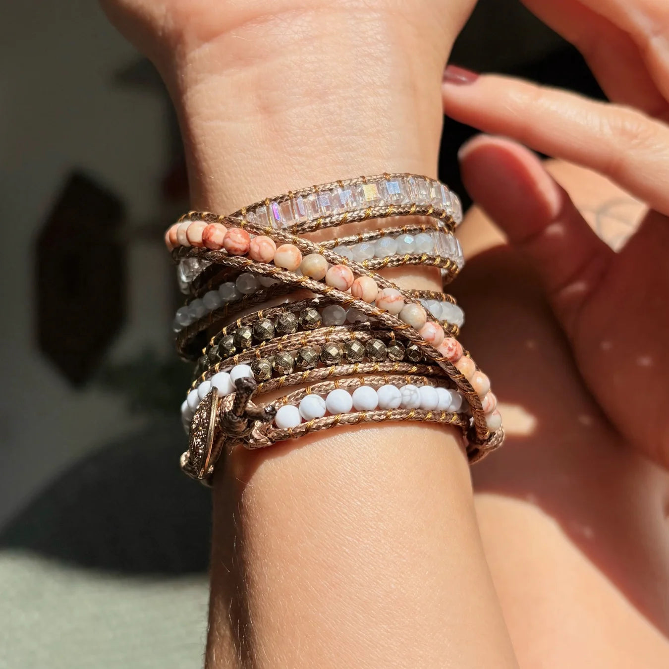 Pulseira Harmony - Howlita Branca