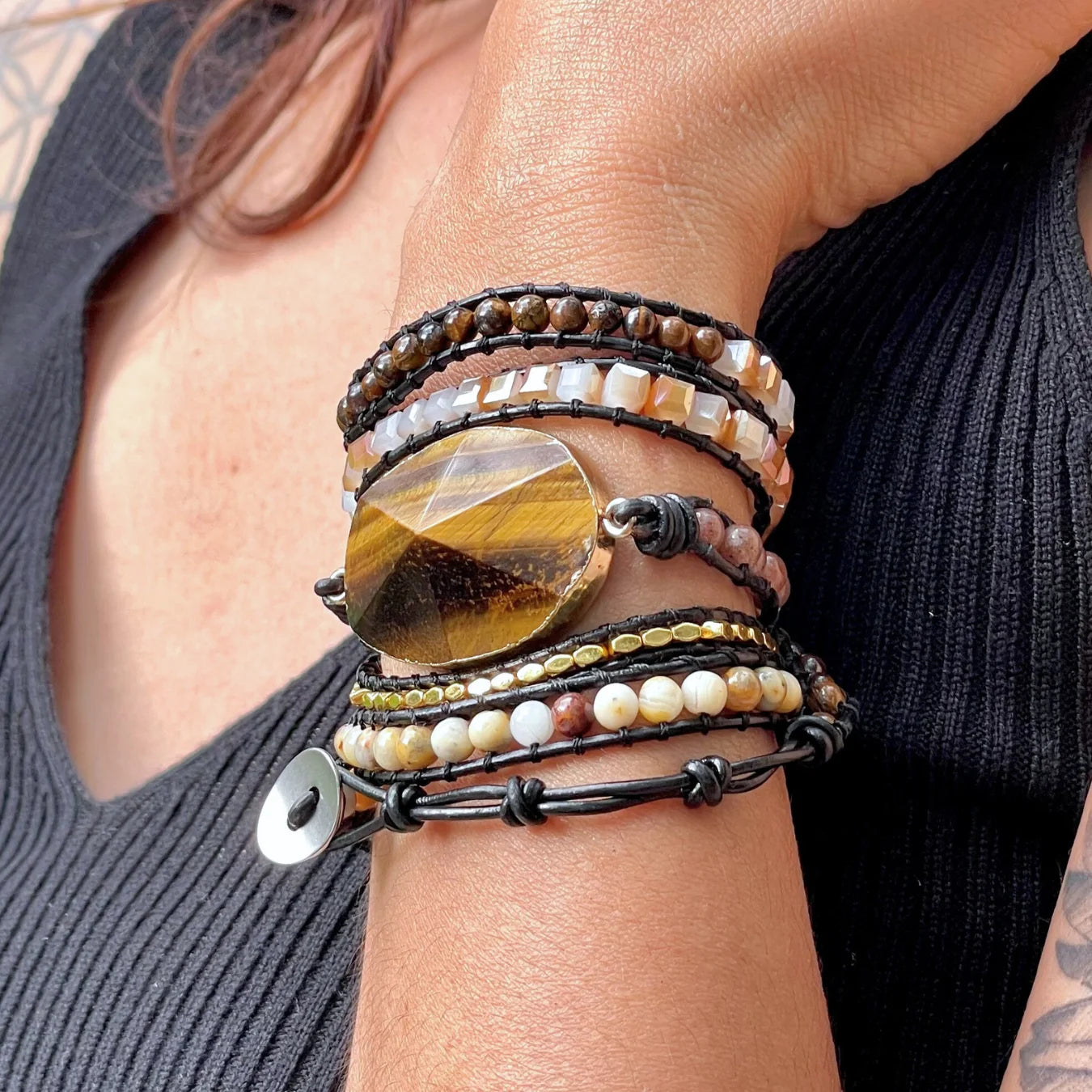 Pulseira Valence - Olho de tigre
