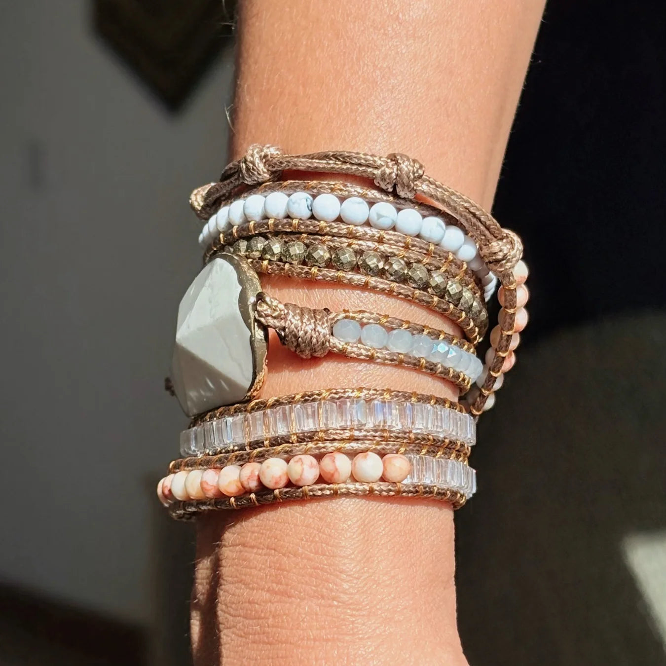 Pulseira Harmony - Howlita Branca