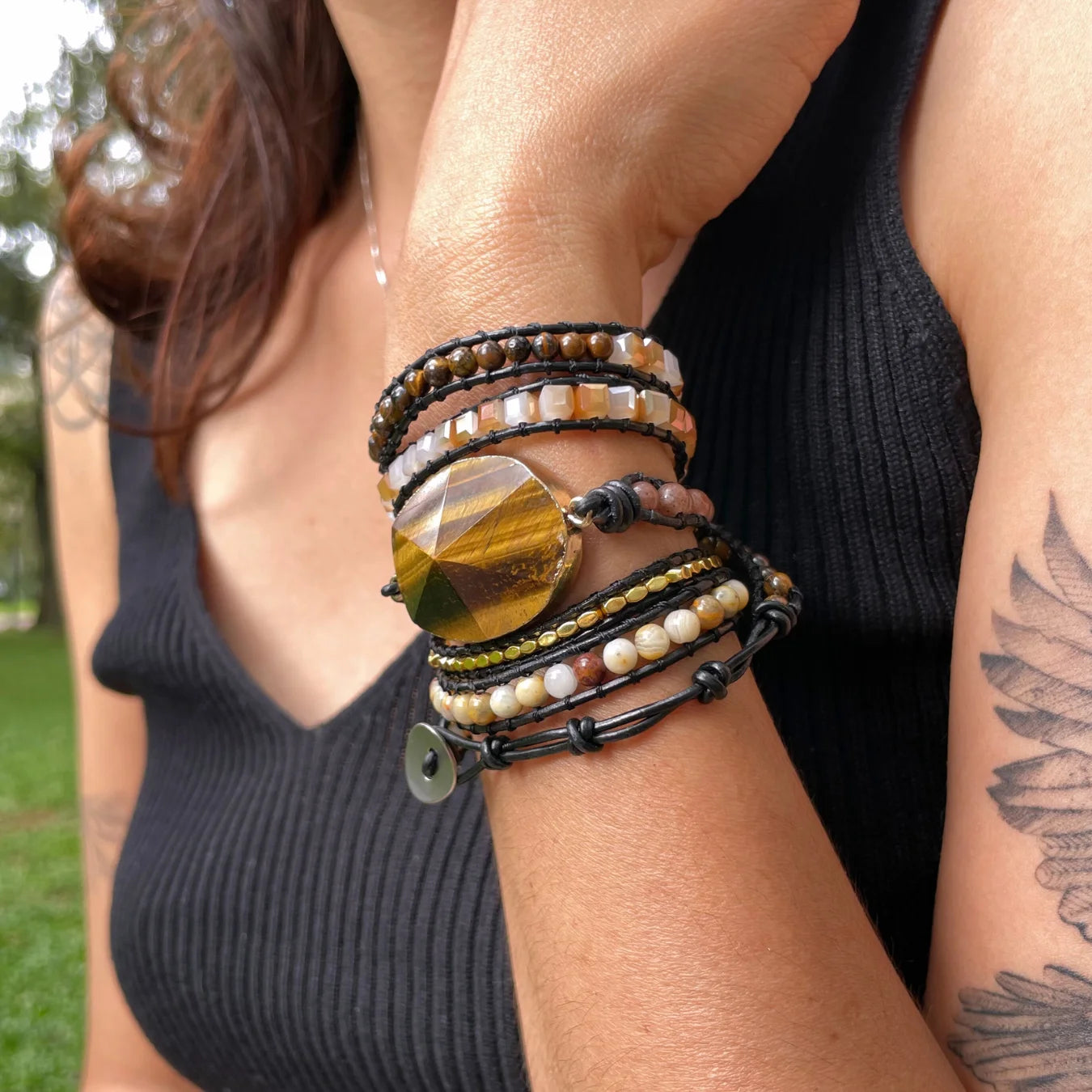 Pulseira Valence - Olho de tigre