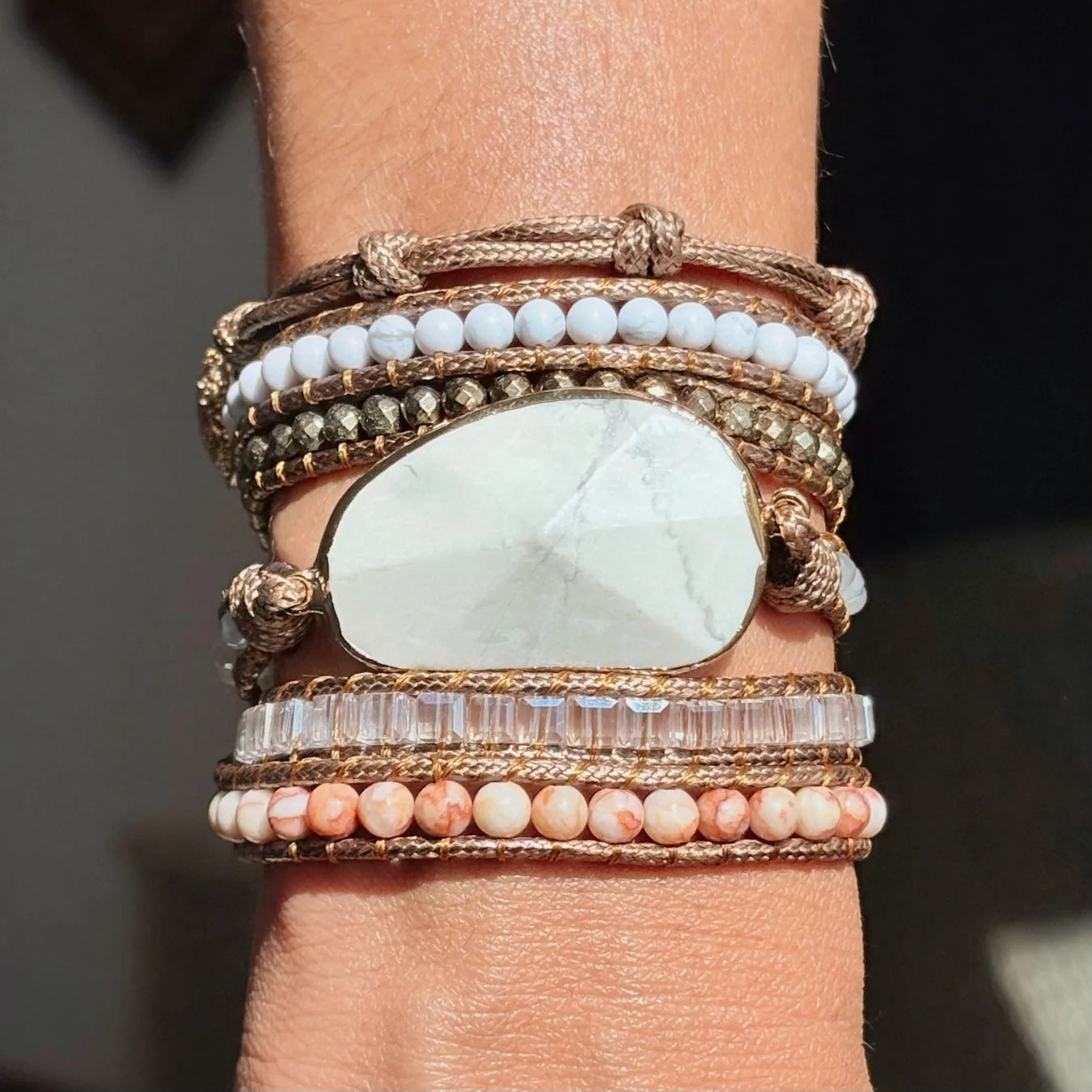 Pulseira Harmony - Howlita Branca