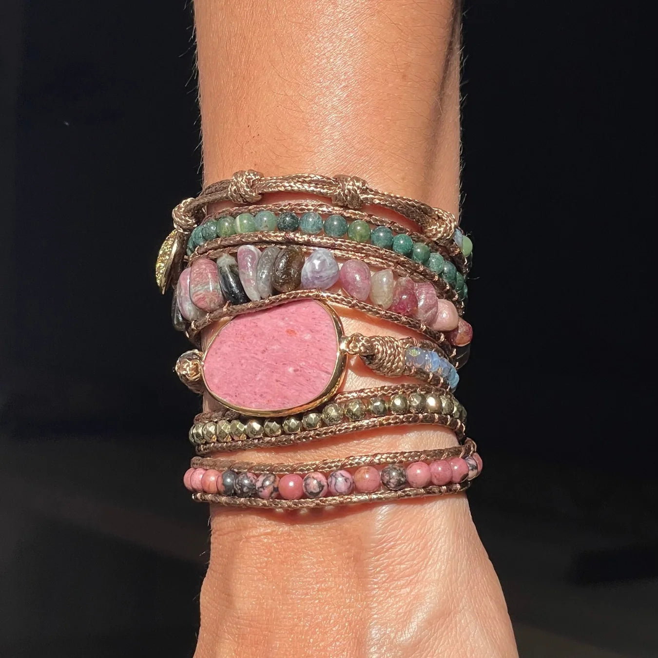 Pulseira Gaya - Rodonita