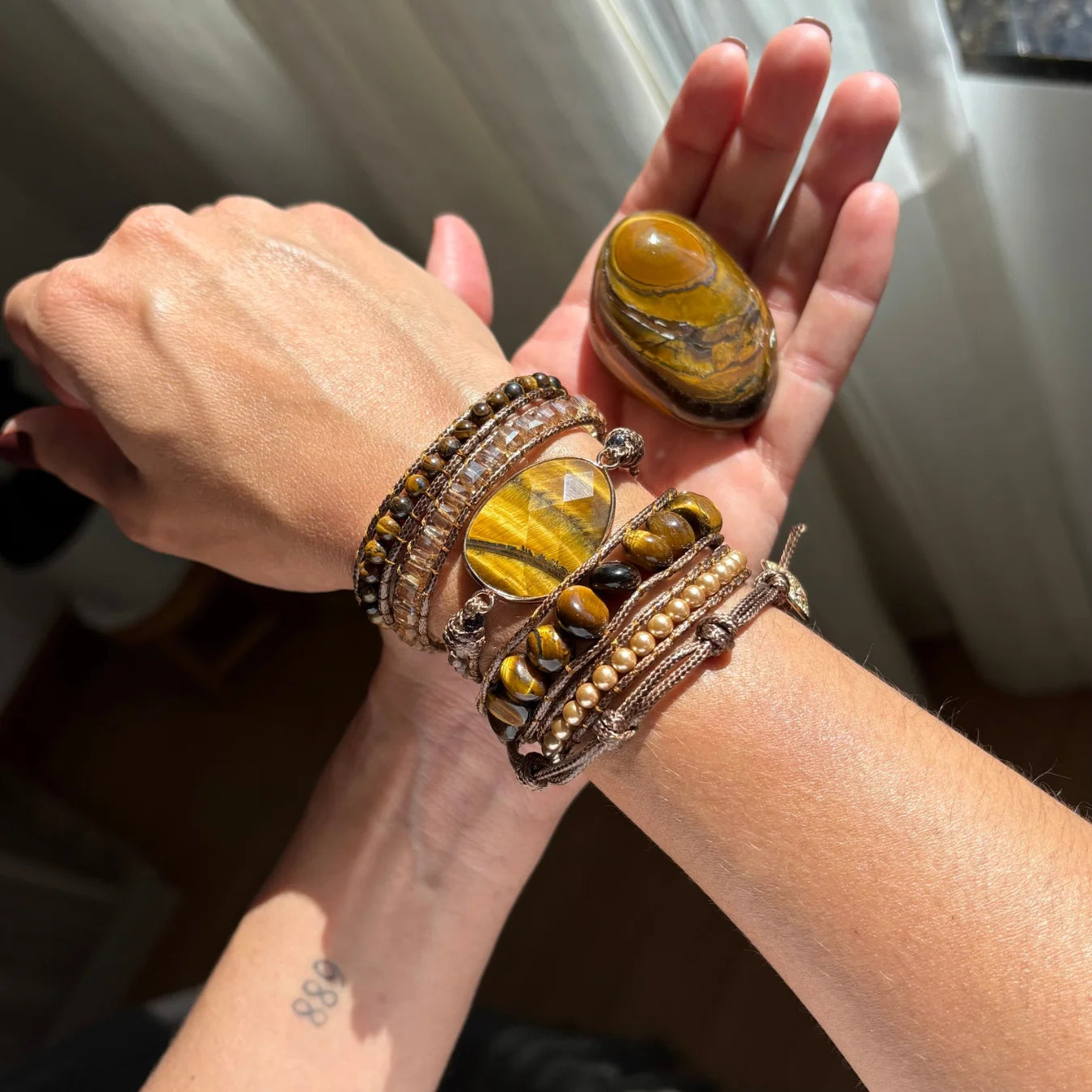 Pulseira Kosmos - Olho de Tigre