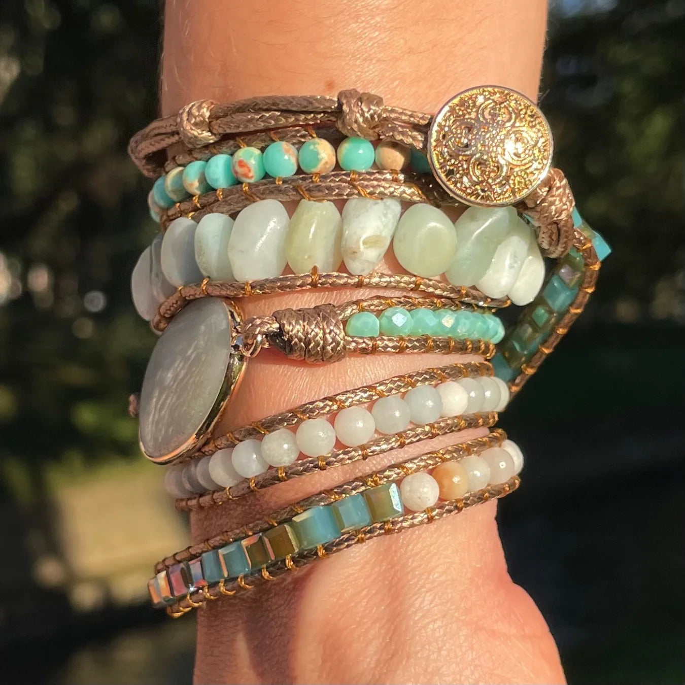 Pulseira Natural Soul - Amazonita