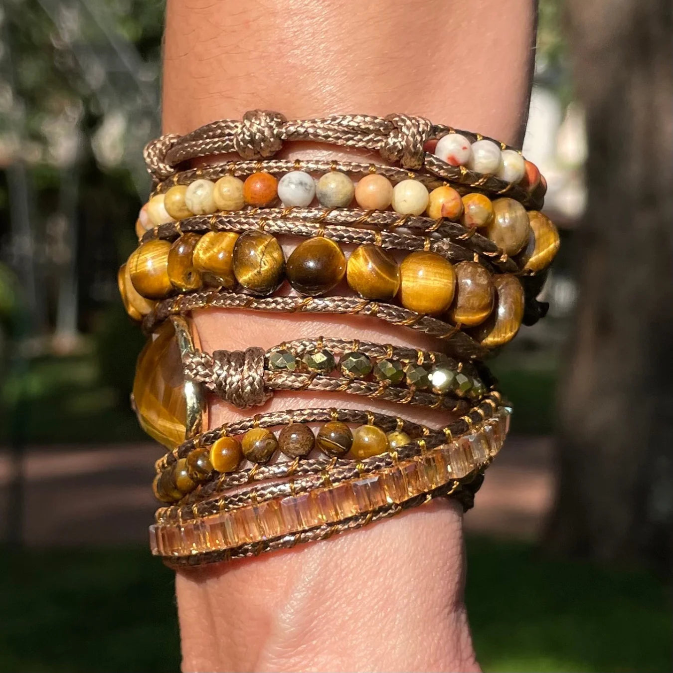 Pulseira Natural Soul - Olho de Tigre