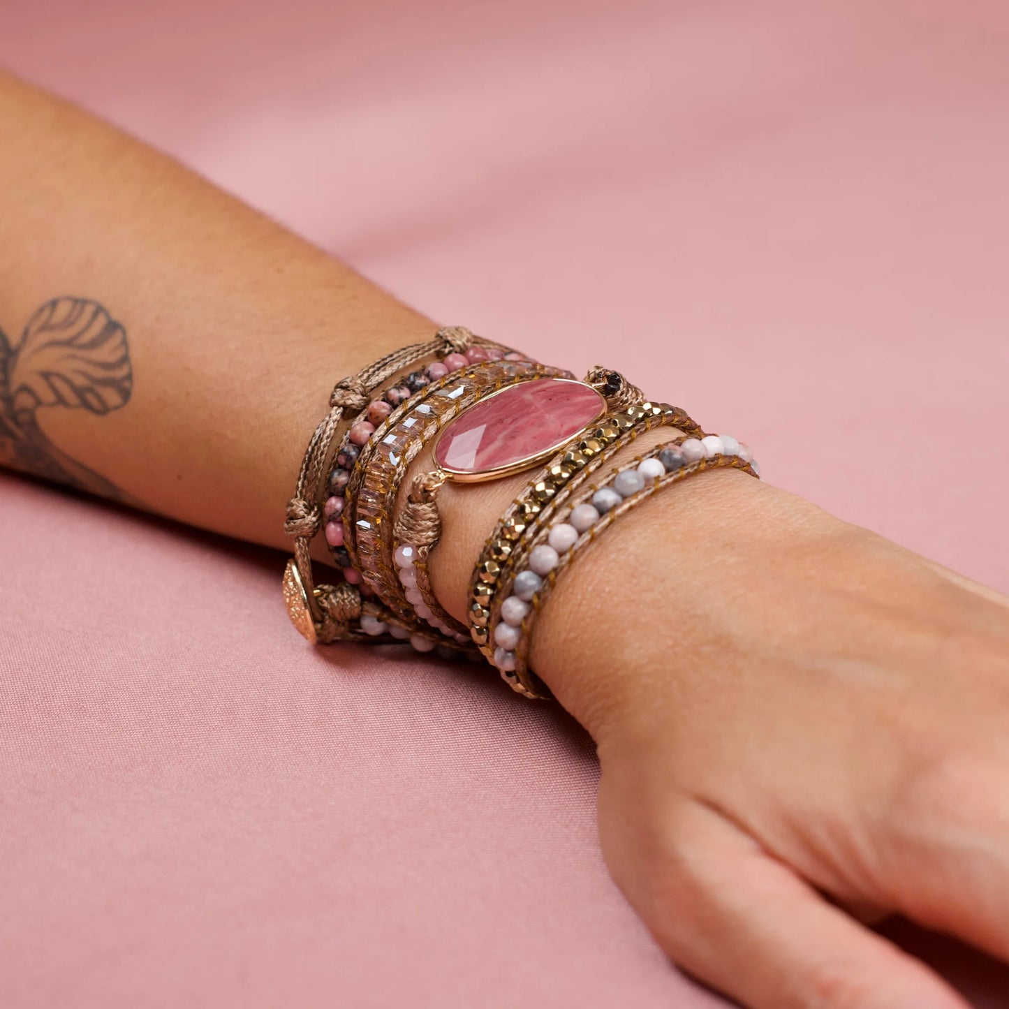 Pulseira Kosmos - Rodonita