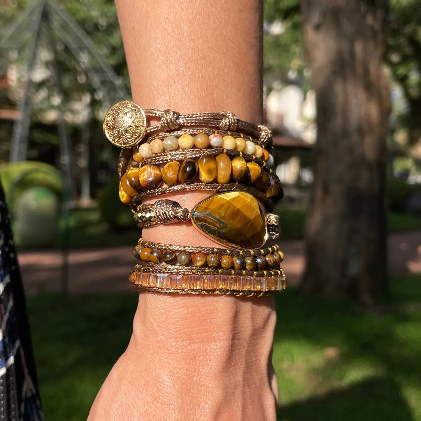 Pulseira Natural Soul - Olho de Tigre
