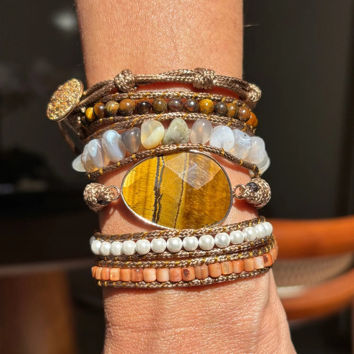 Pulseira Gaya - Olho de Tigre