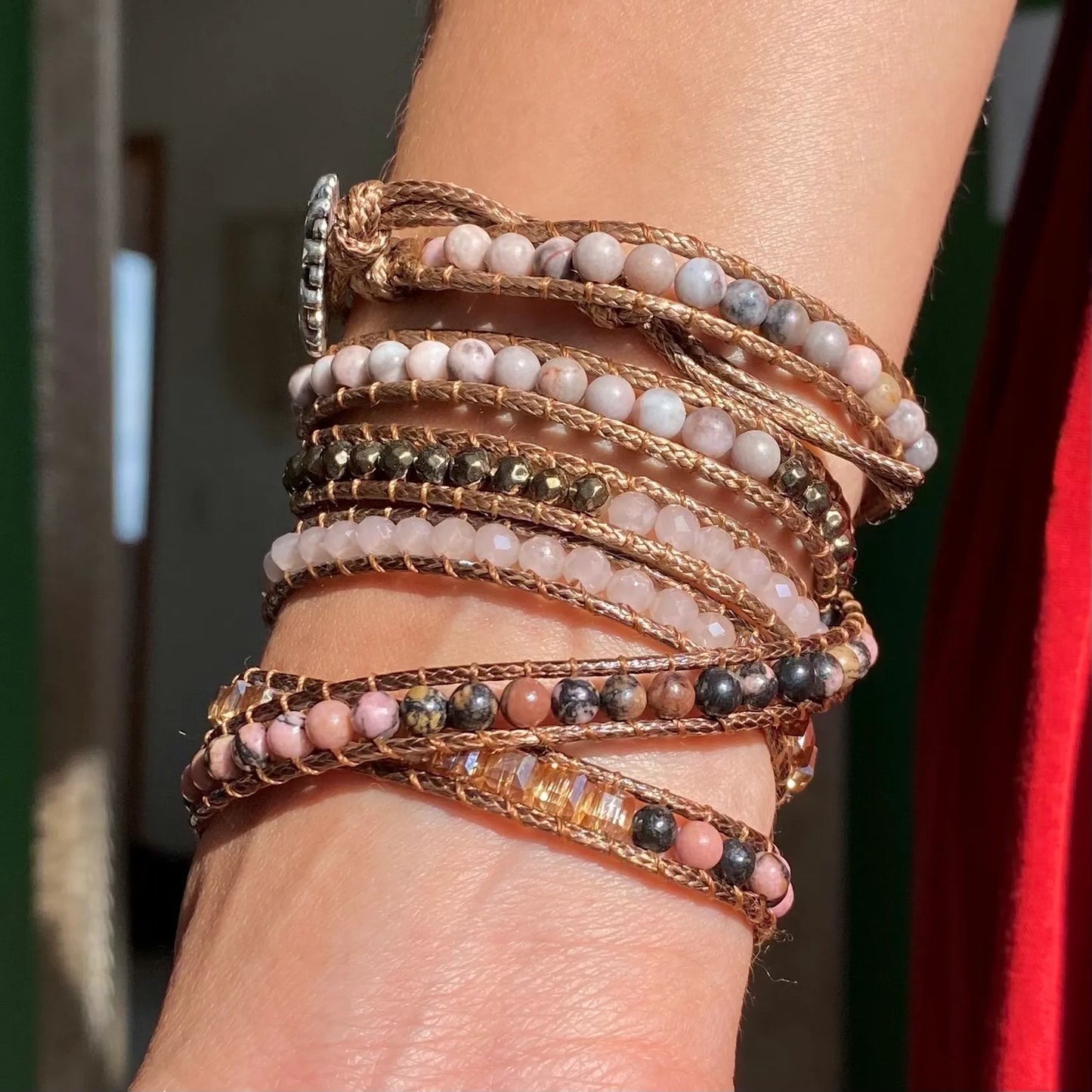 Pulseira Kosmos - Rodonita