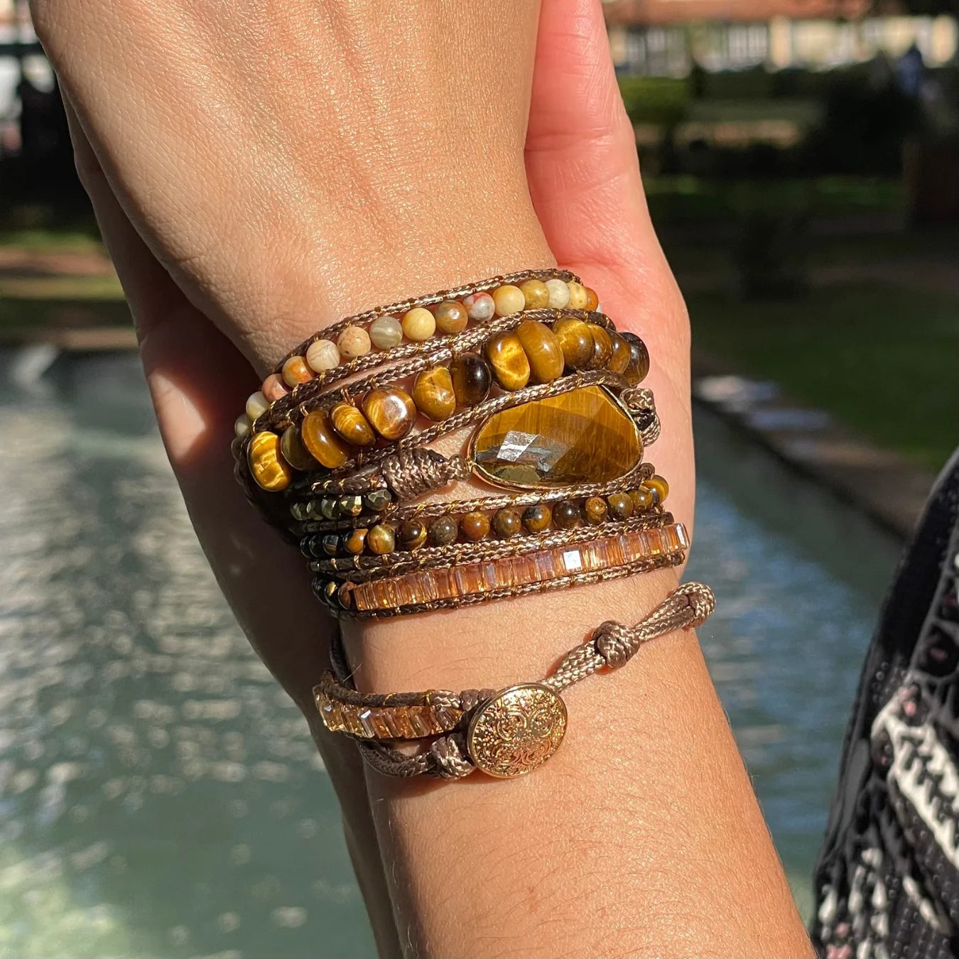 Pulseira Natural Soul - Olho de Tigre