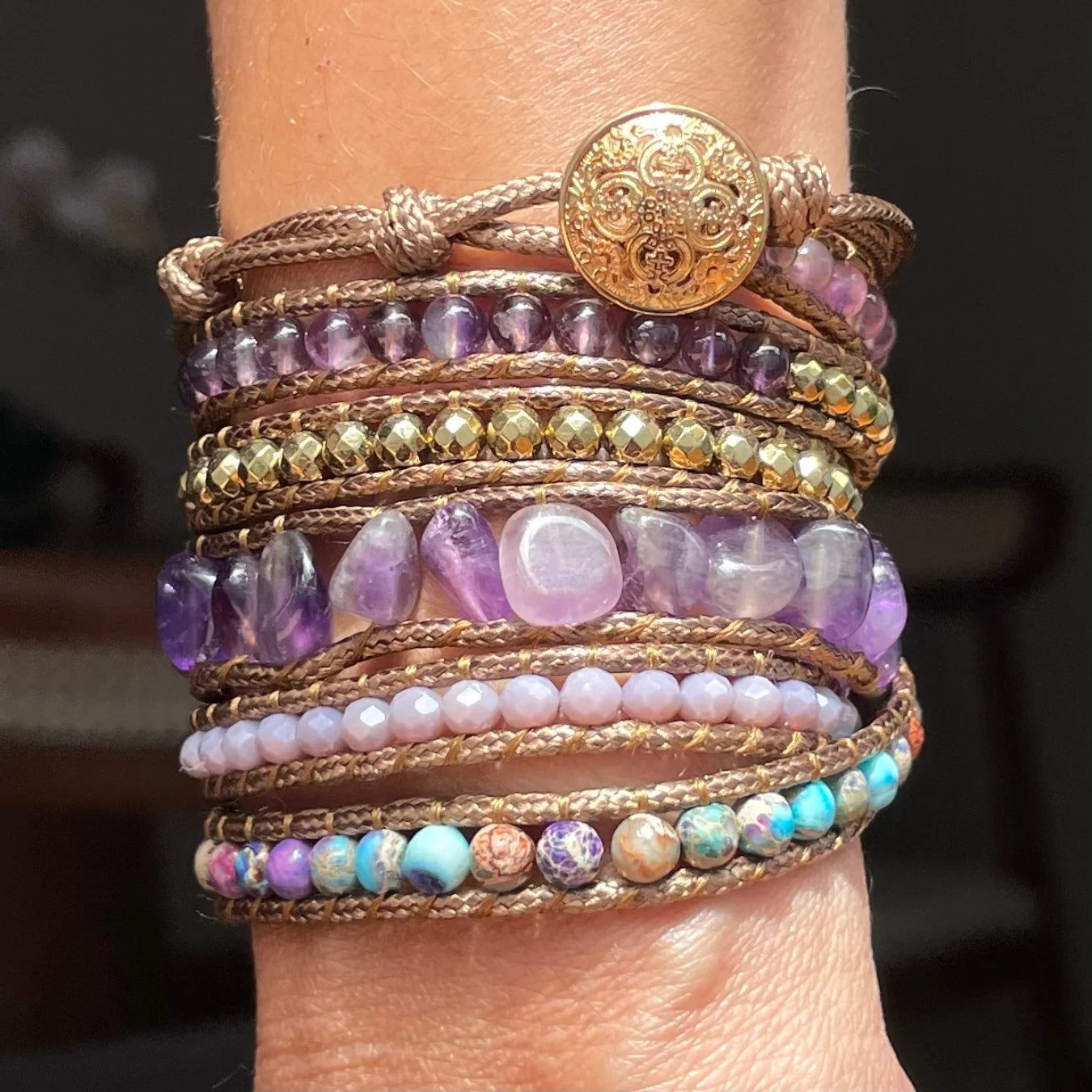 Pulseira Secret Garden - Ametista