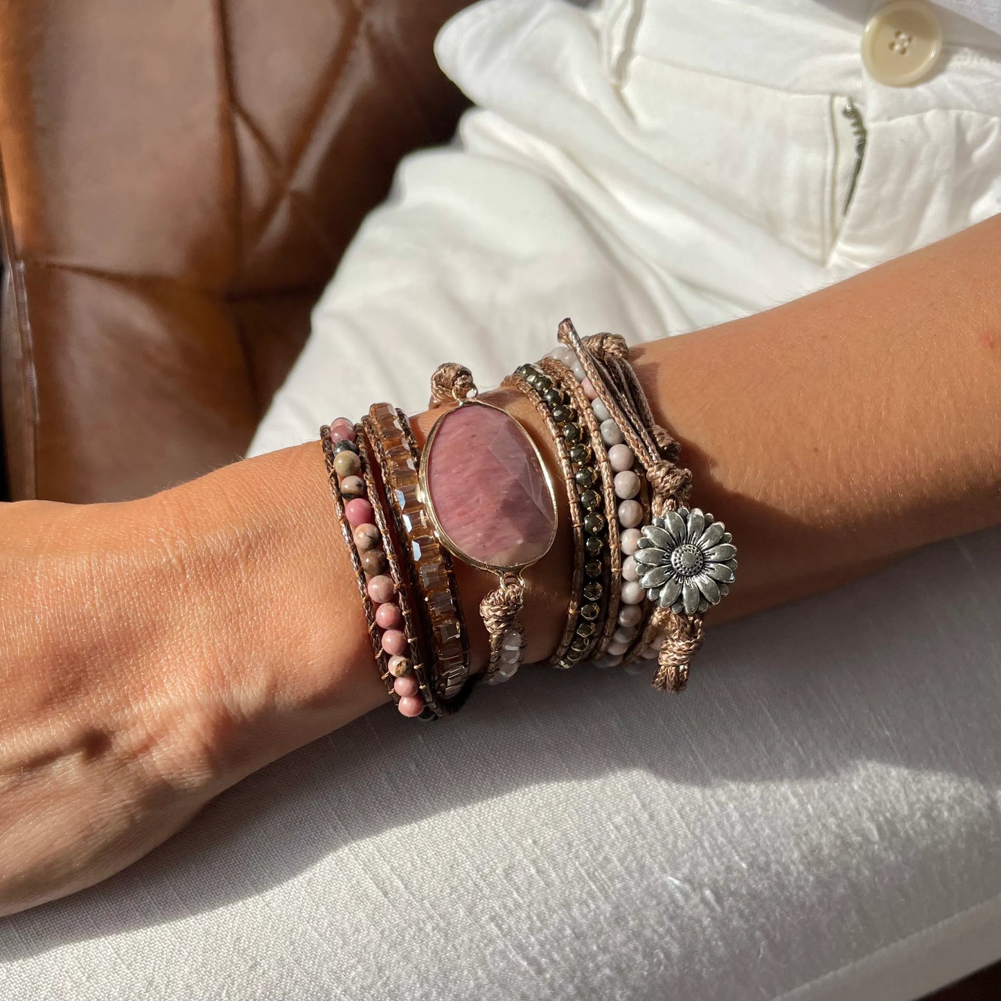 Pulseira Kosmos - Rodonita
