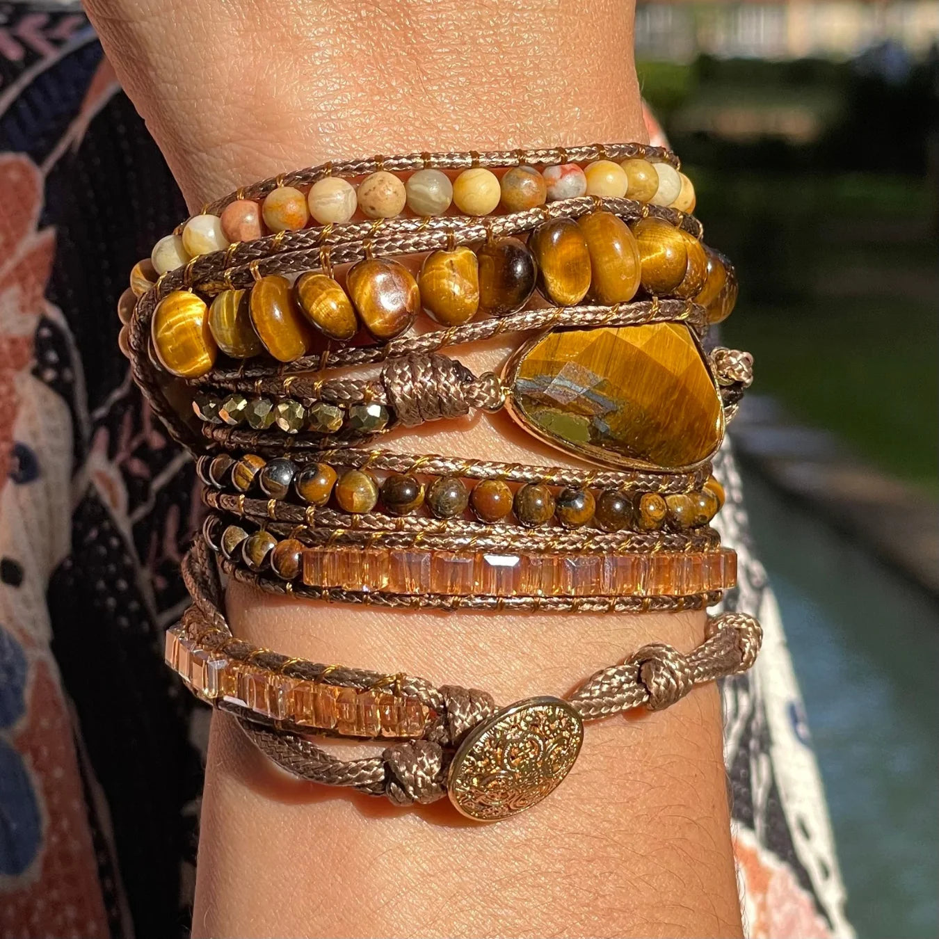 Pulseira Natural Soul - Olho de Tigre