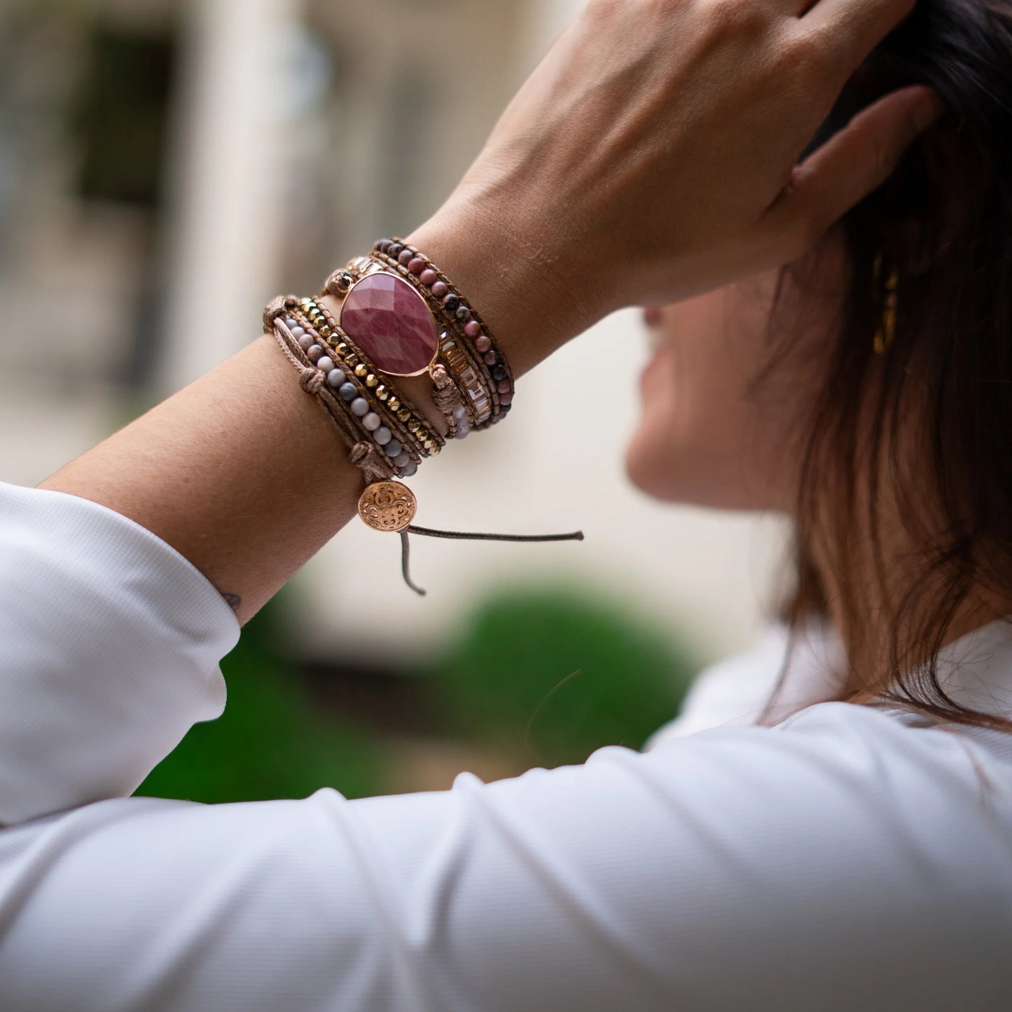 Pulseira Kosmos - Rodonita