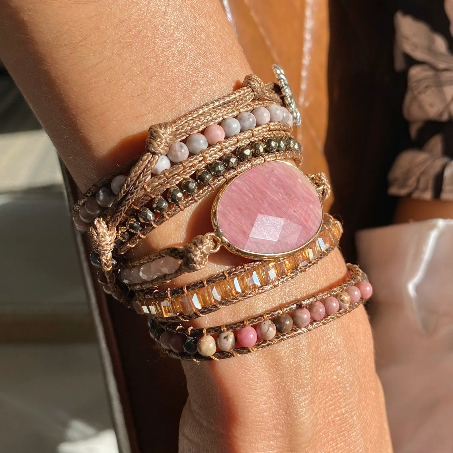 Pulseira Kosmos - Rodonita