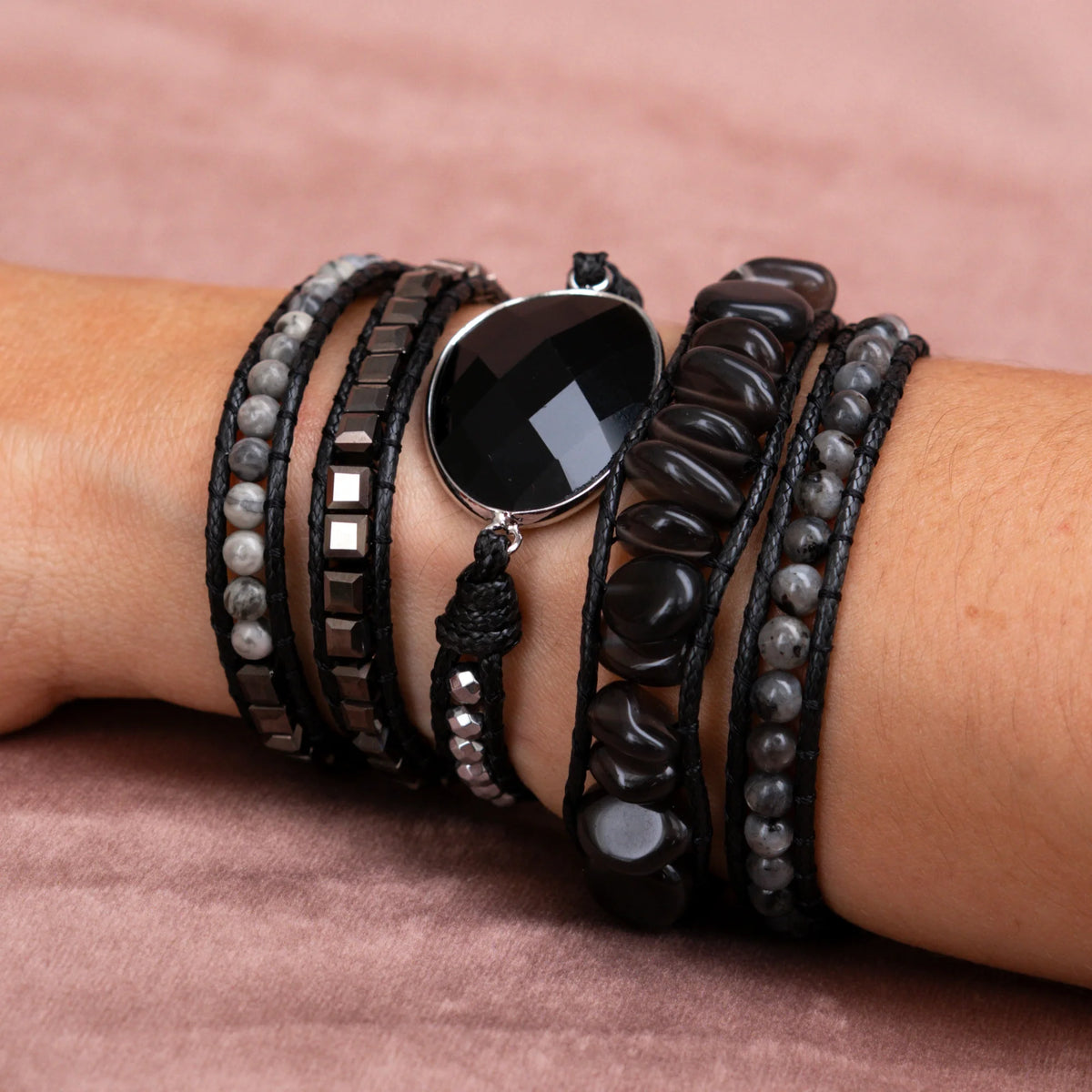 Pulseira Guardian - Obsidiana