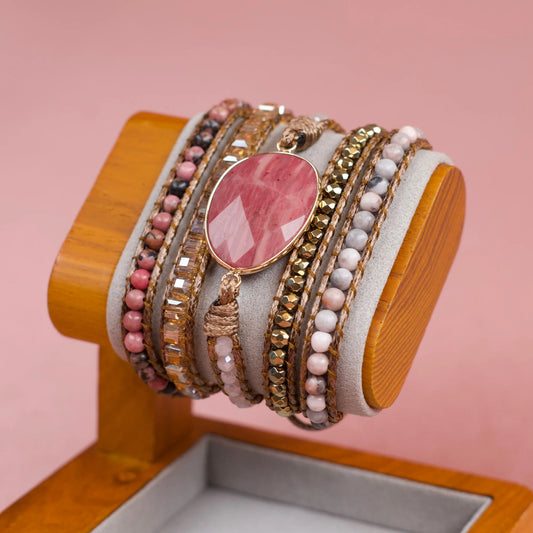 Pulseira Kosmos - Rodonita