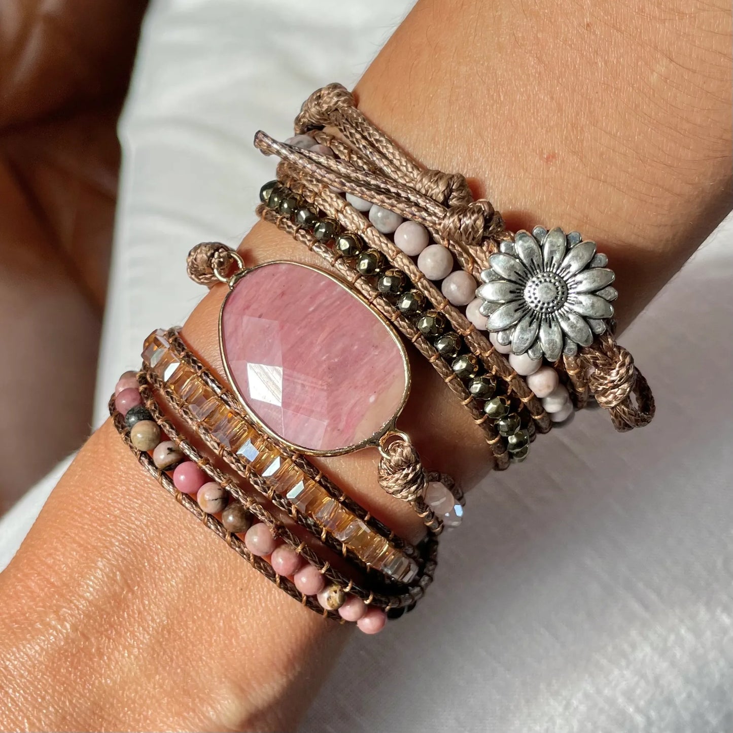 Pulseira Kosmos - Rodonita