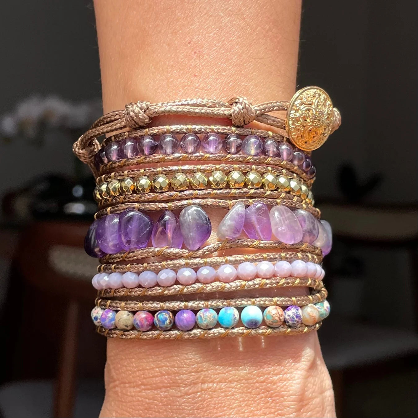 Pulseira Secret Garden - Ametista