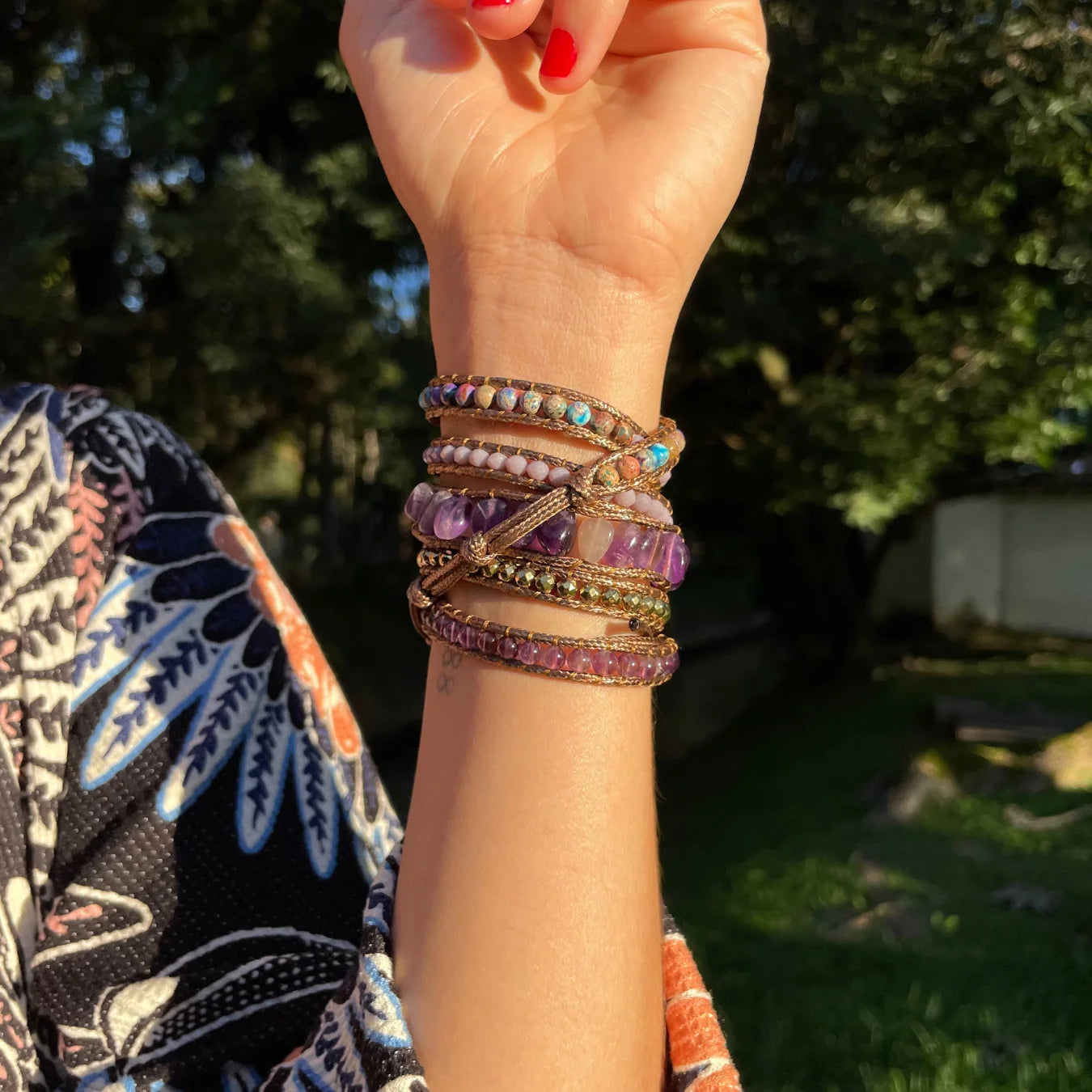 Pulseira Secret Garden - Ametista