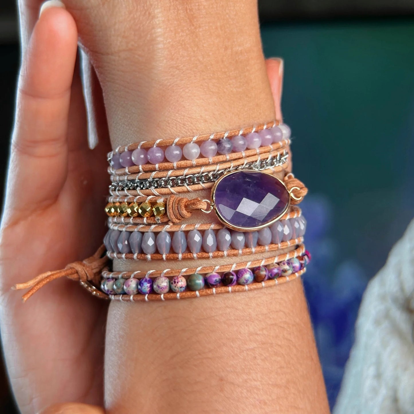 Pulseira Alma - Ametista