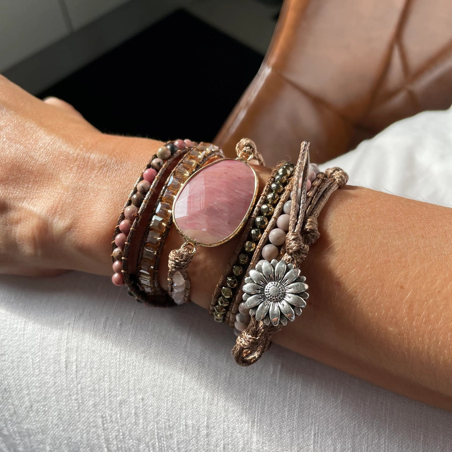 Pulseira Kosmos - Rodonita