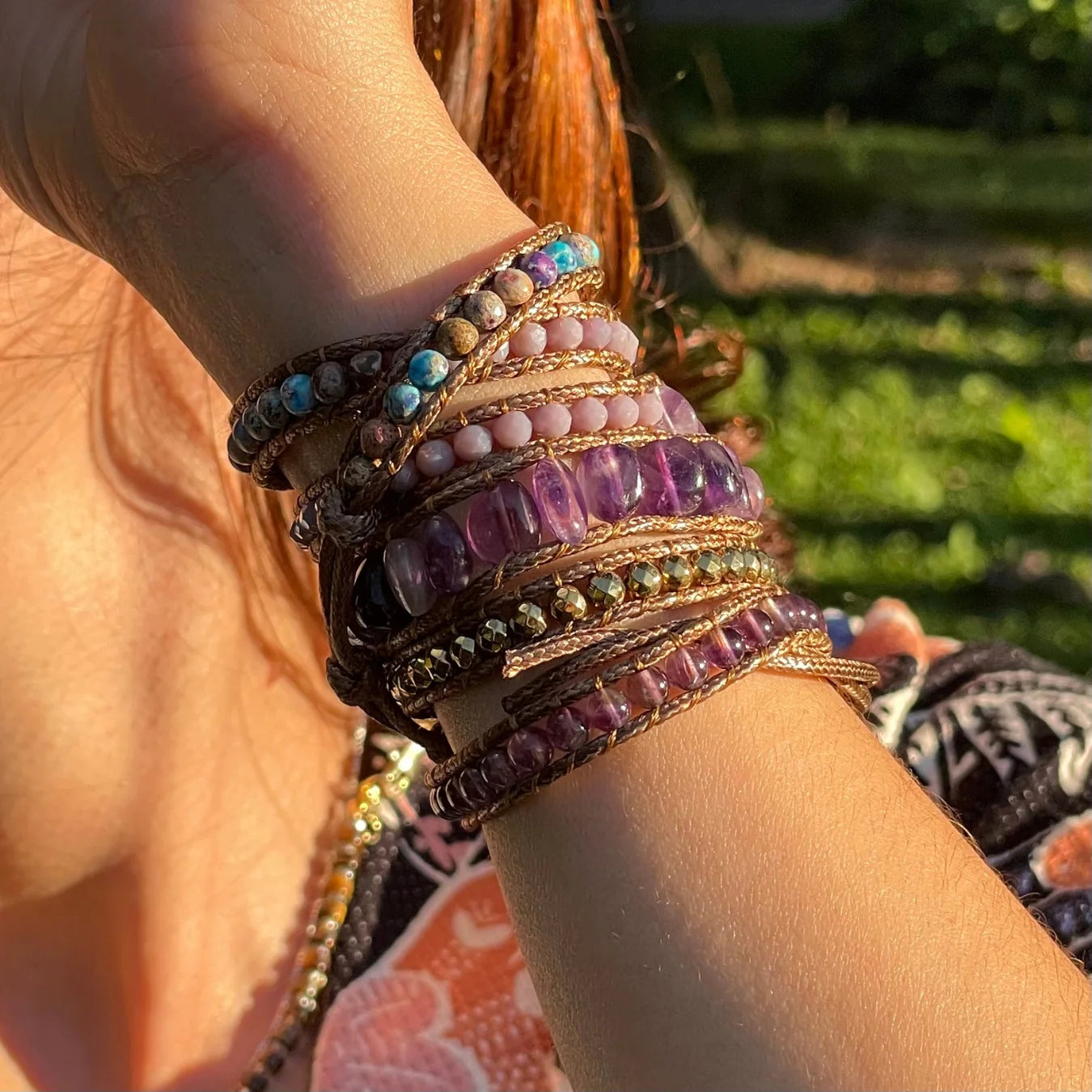 Pulseira Secret Garden - Ametista