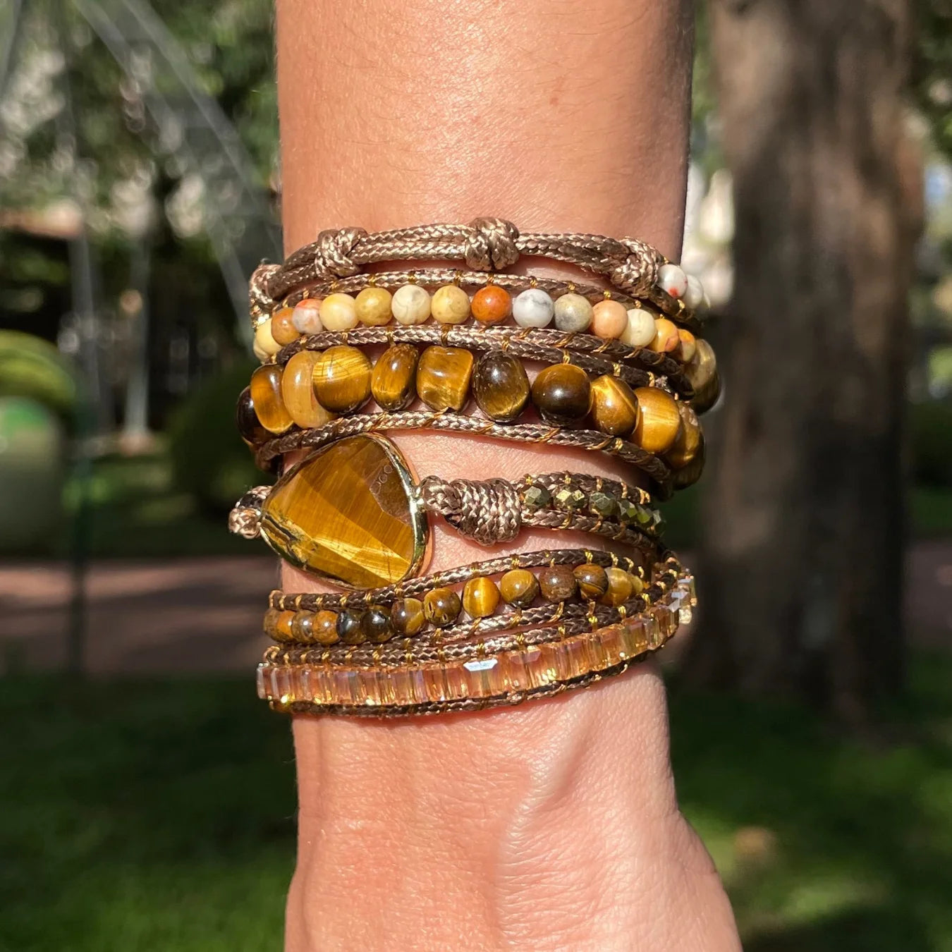 Pulseira Natural Soul - Olho de Tigre