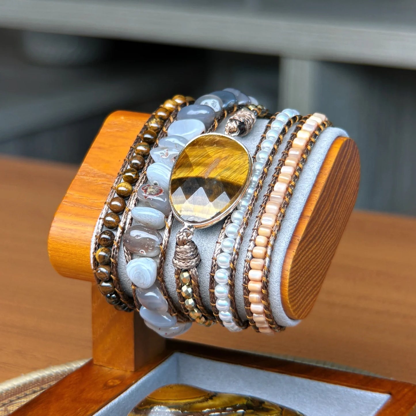 Pulseira Gaya - Olho de Tigre