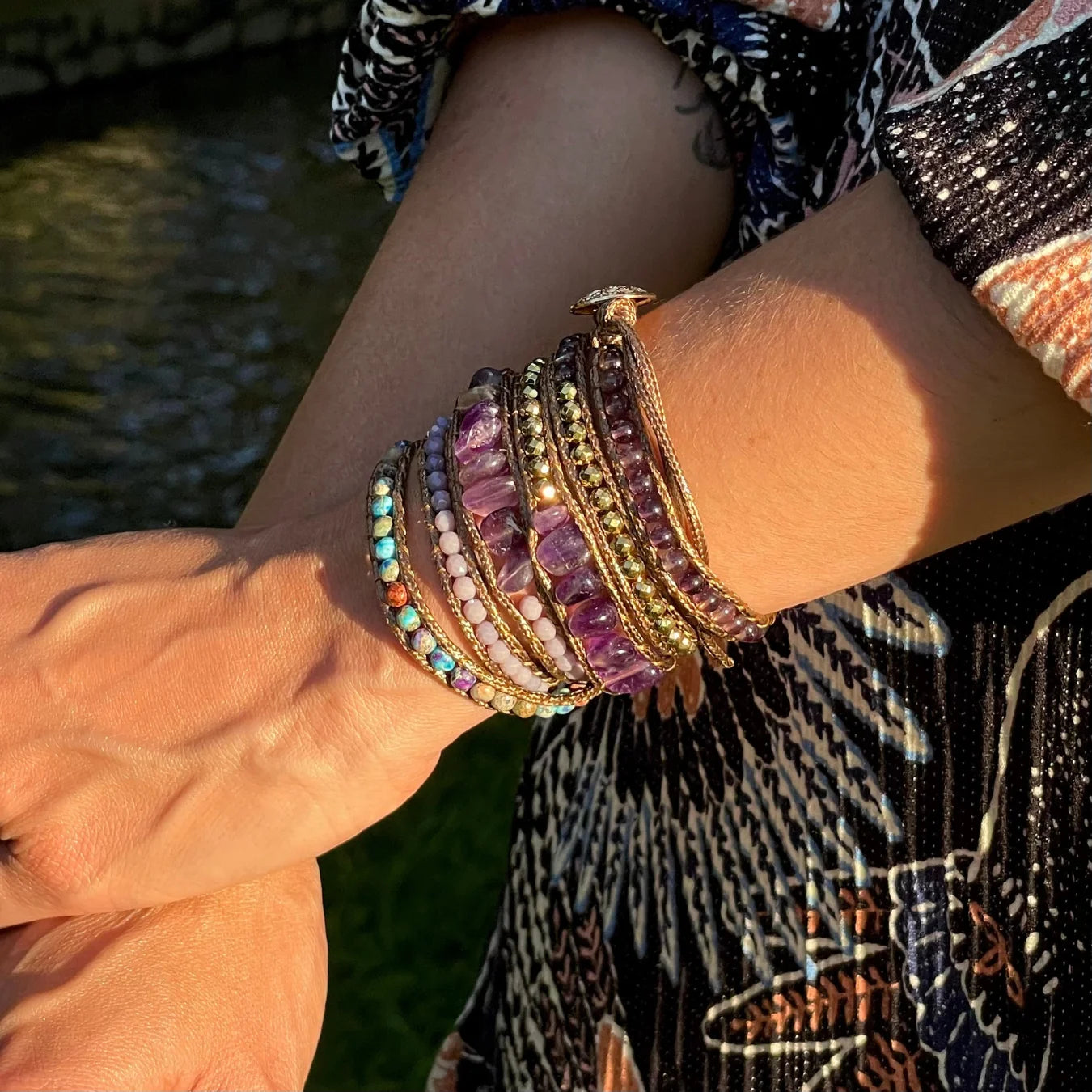 Pulseira Secret Garden - Ametista