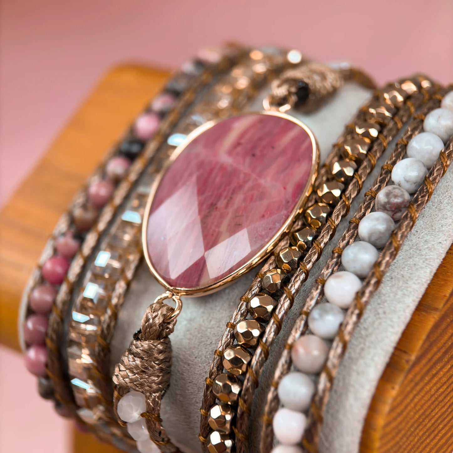 Pulseira Kosmos - Rodonita