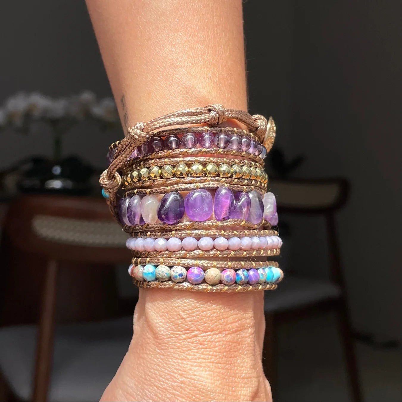 Pulseira Secret Garden - Ametista