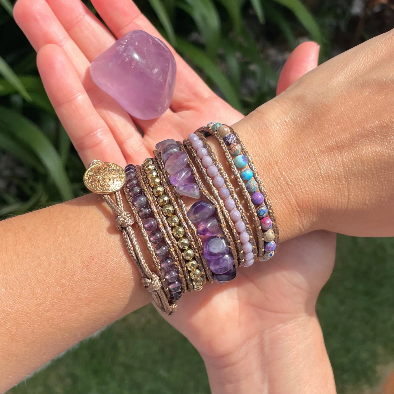 Pulseira Secret Garden - Ametista