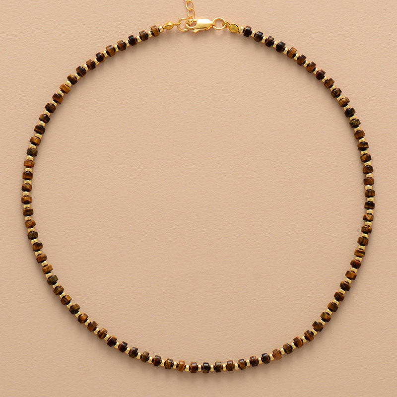 Colar Maldives Olho de Tigre