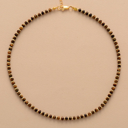 Colar Maldives Olho de Tigre