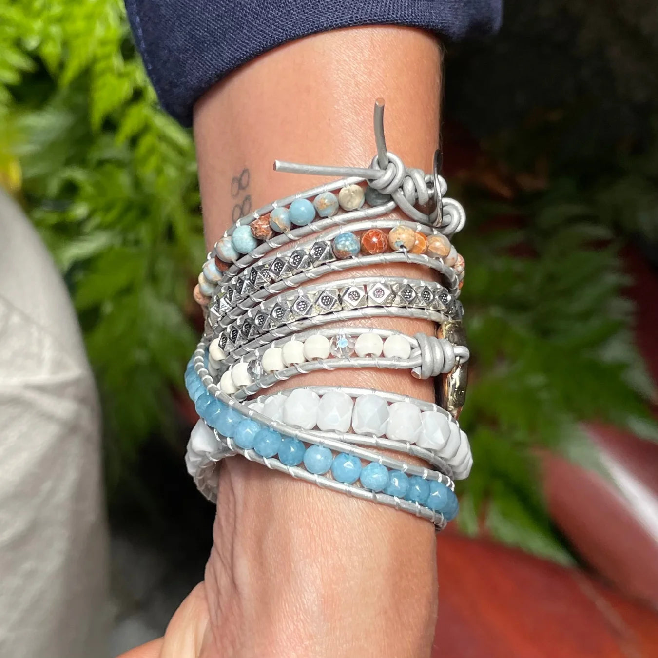 Pulseira Angel - Cianita Azul