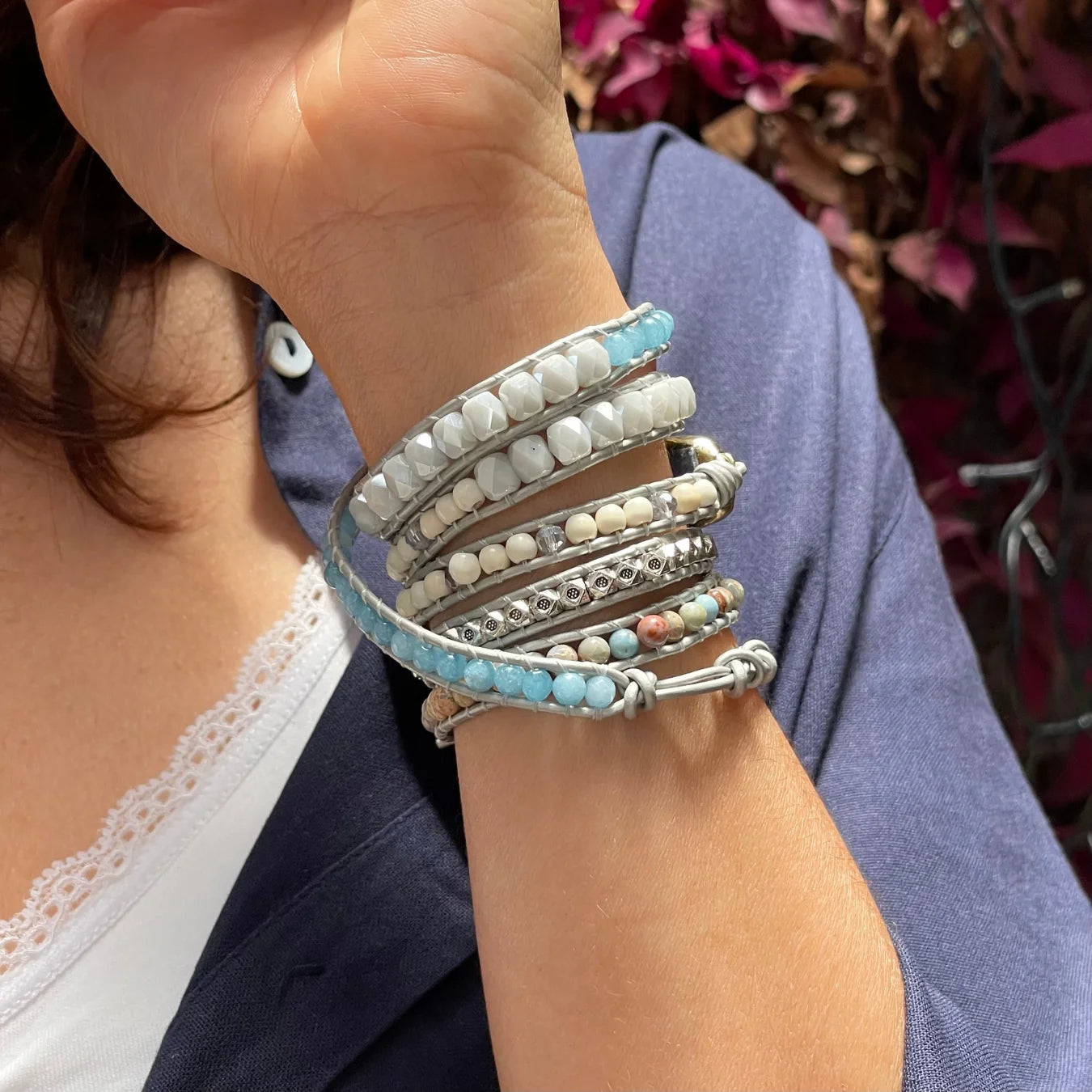 Pulseira Angel - Cianita Azul