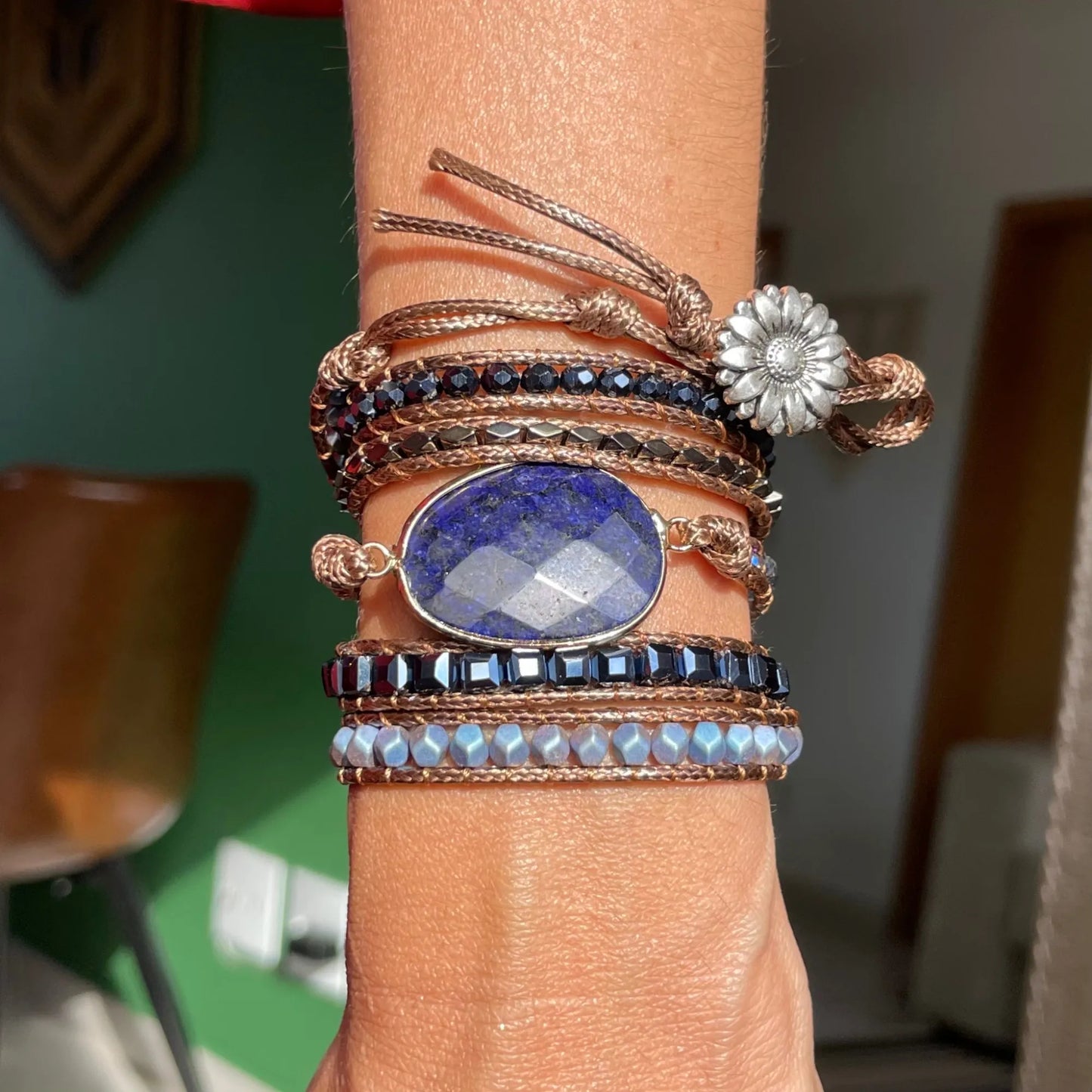 Pulseira Athena - Lápis Lazúli