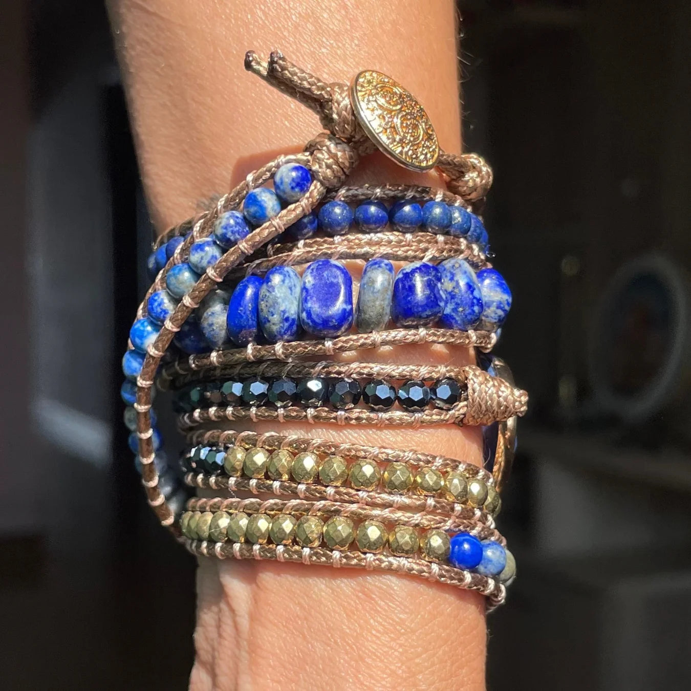 Pulseira Gaya - Lápis Lazúli