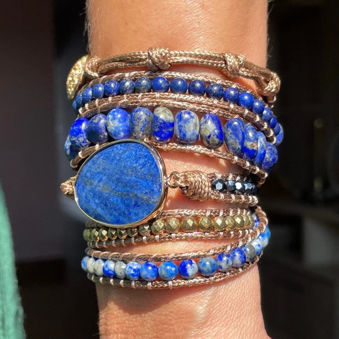 Pulseira Gaya - Lápis Lazúli