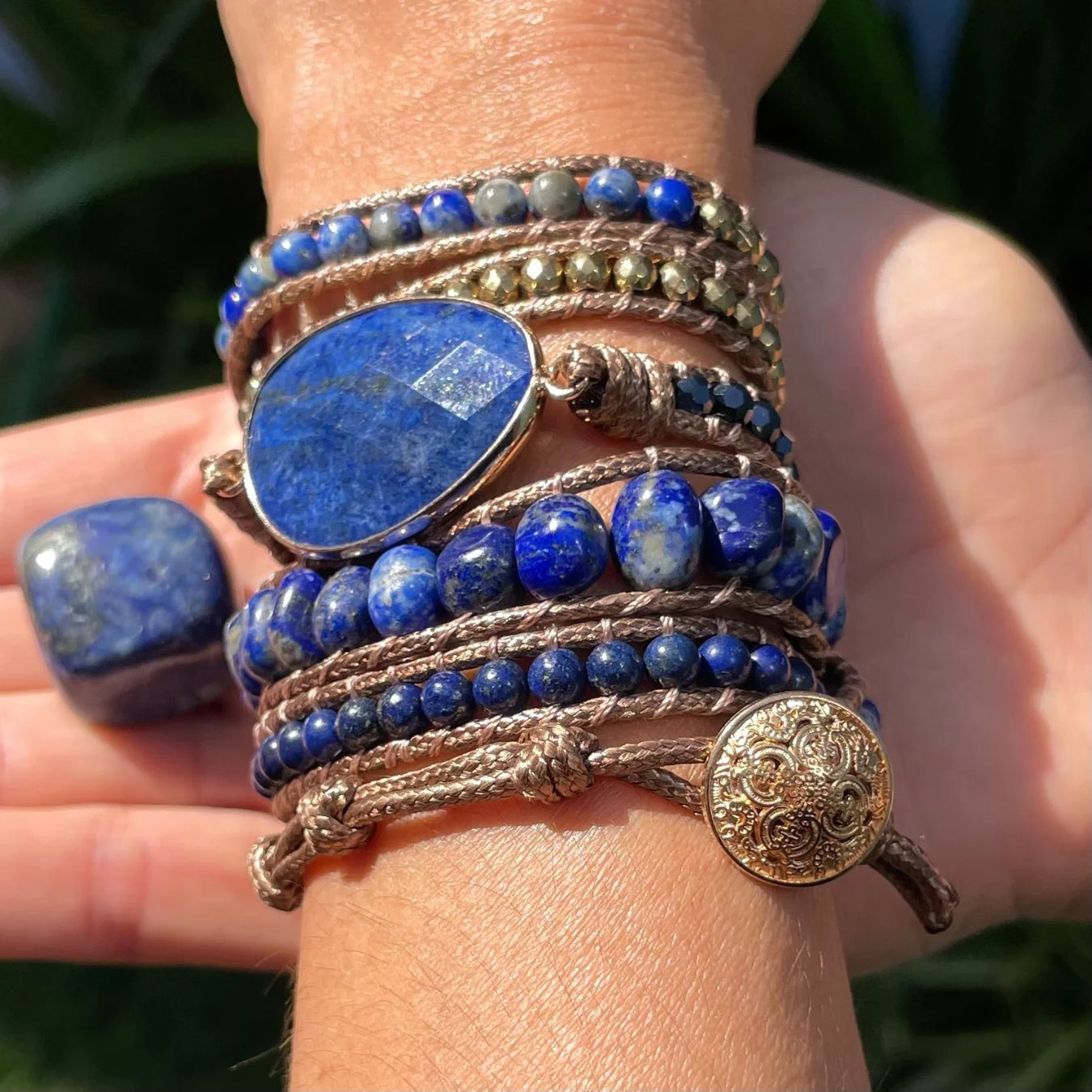 Pulseira Gaya - Lápis Lazúli