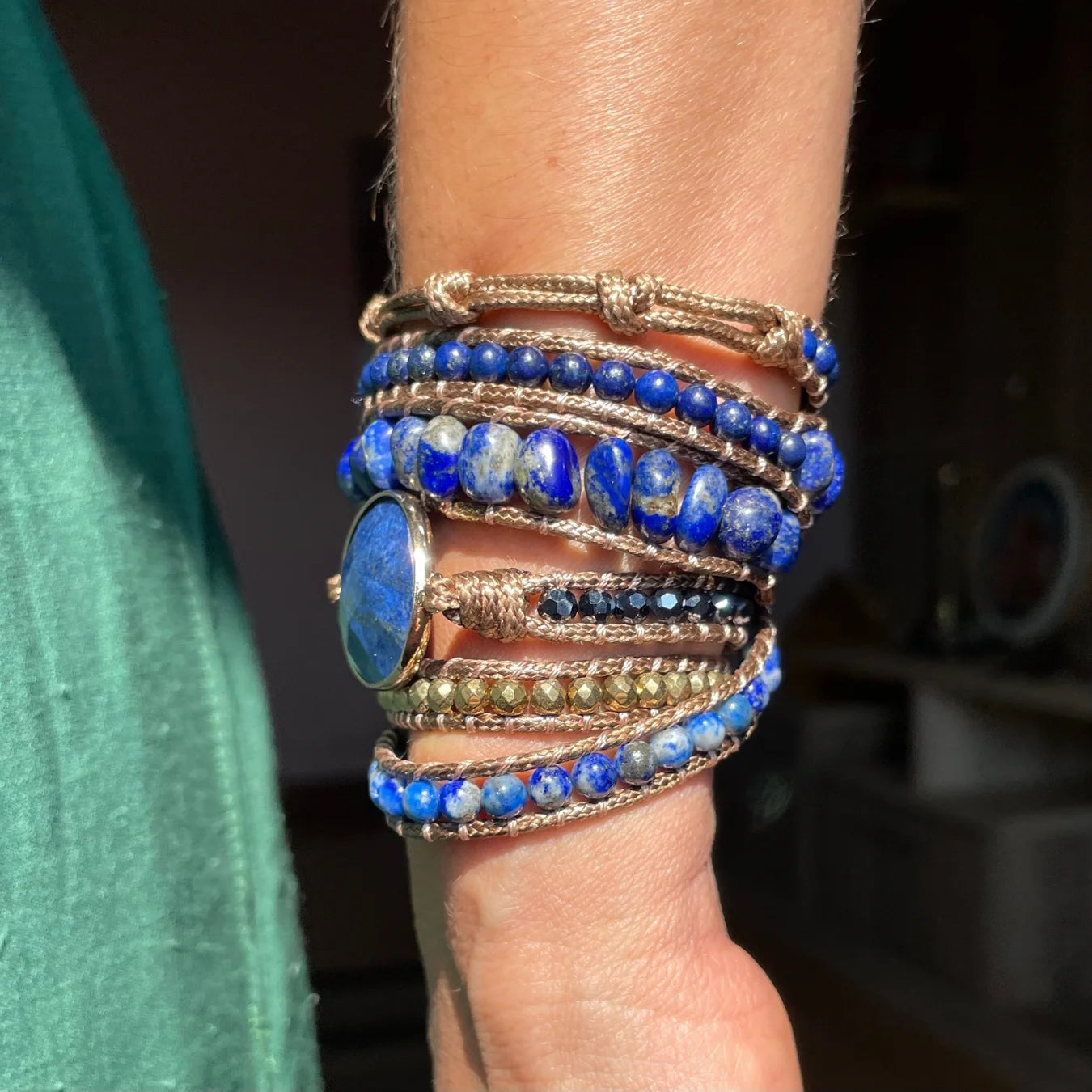 Pulseira Gaya - Lápis Lazúli