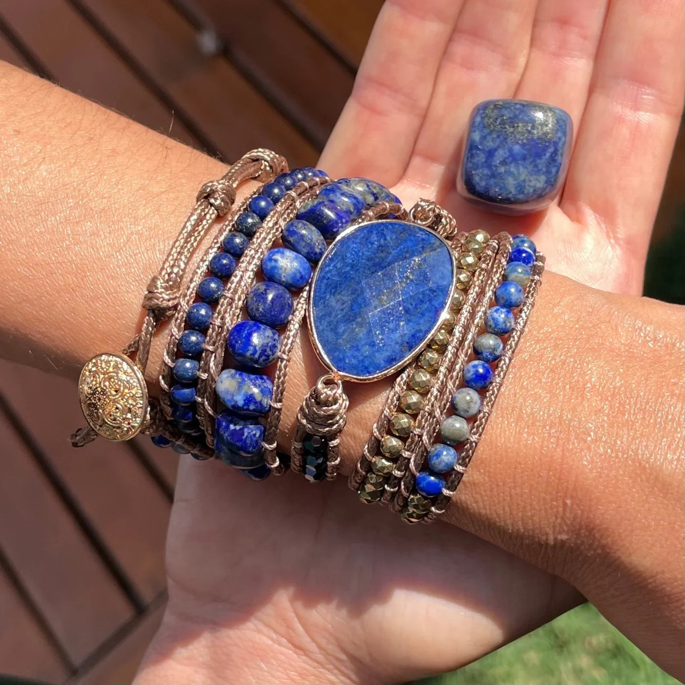 Pulseira Gaya - Lápis Lazúli